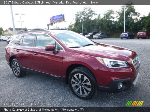 2017 Subaru Outback 2.5i Limited in Venetian Red Pearl