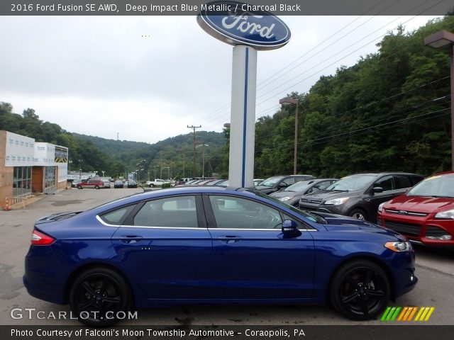 2016 Ford Fusion SE AWD in Deep Impact Blue Metallic