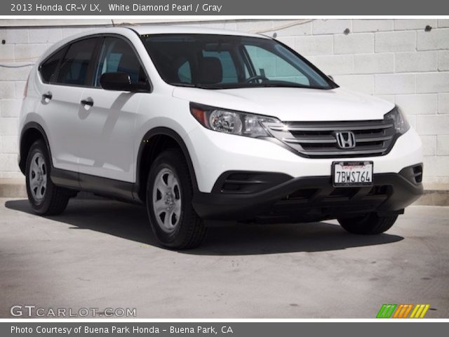 2013 Honda CR-V LX in White Diamond Pearl