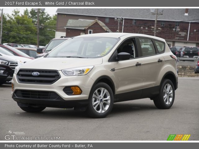 2017 Ford Escape S in White Gold