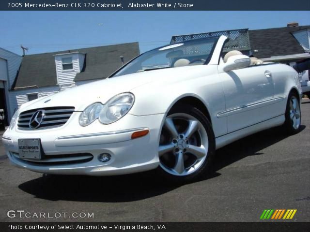 2005 Mercedes-Benz CLK 320 Cabriolet in Alabaster White