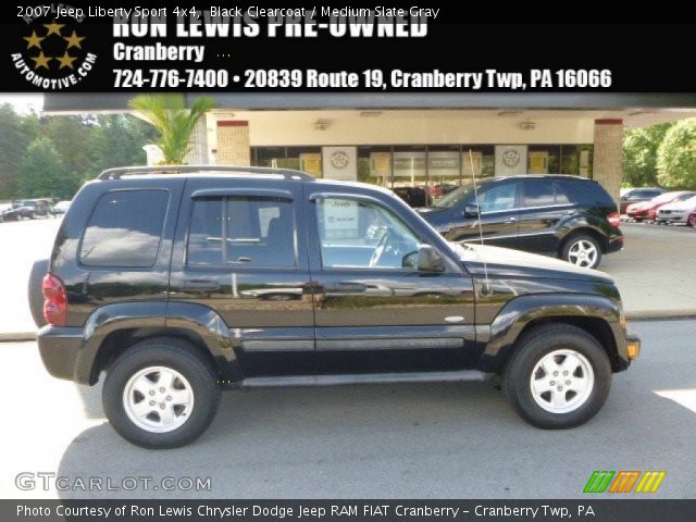 2007 Jeep Liberty Sport 4x4 in Black Clearcoat