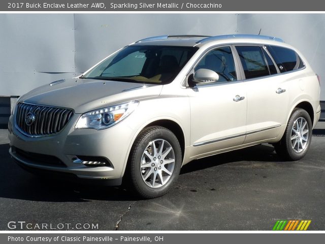 2017 Buick Enclave Leather AWD in Sparkling Silver Metallic