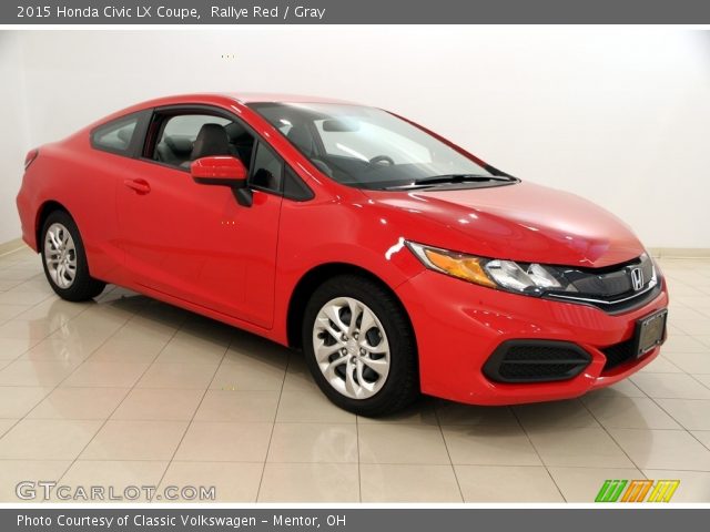 2015 Honda Civic LX Coupe in Rallye Red