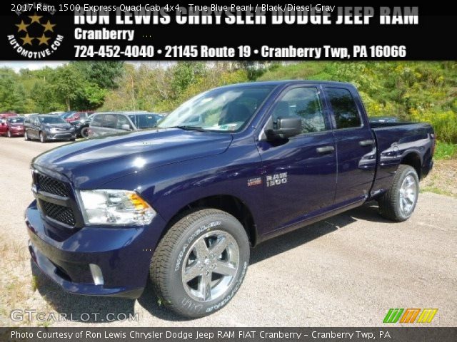 2017 Ram 1500 Express Quad Cab 4x4 in True Blue Pearl