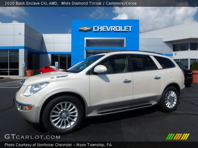2010 Buick Enclave CXL AWD in White Diamond Tricoat