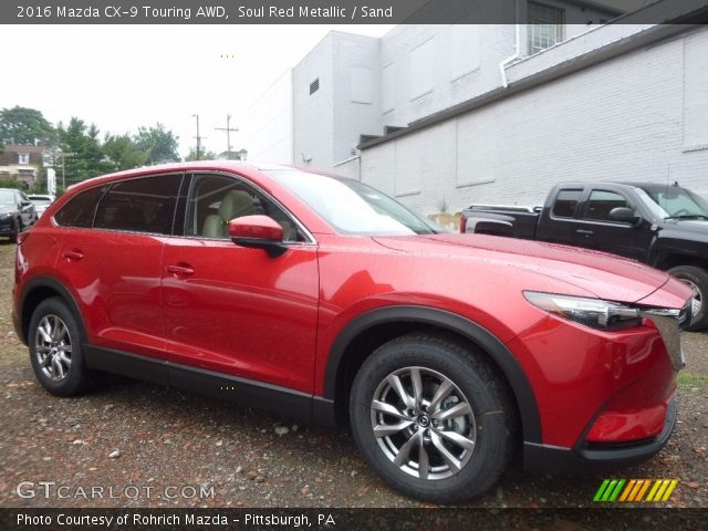 2016 Mazda CX-9 Touring AWD in Soul Red Metallic