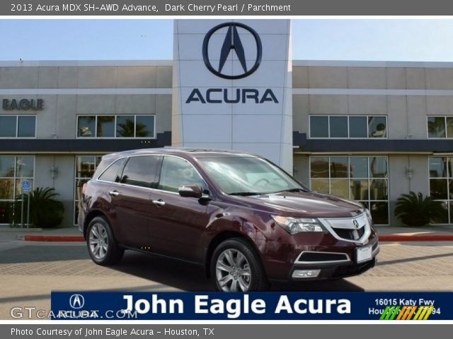 2013 Acura MDX SH-AWD Advance in Dark Cherry Pearl