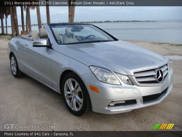 2011 Mercedes-Benz E 350 Cabriolet in Iridium Silver Metallic