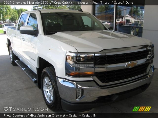 2017 Chevrolet Silverado 1500 LT Crew Cab 4x4 in Iridescent Pearl Tricoat