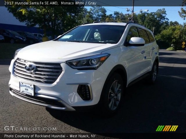2017 Hyundai Santa Fe SE AWD in Monaco White