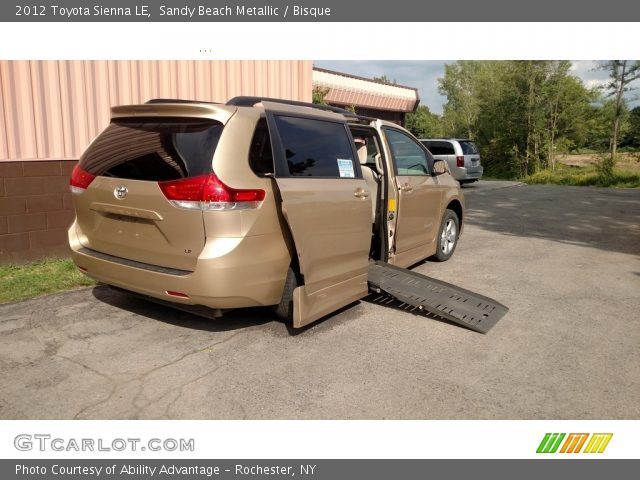 2012 Toyota Sienna LE in Sandy Beach Metallic