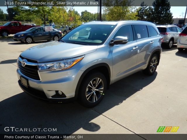 2016 Toyota Highlander XLE in Silver Sky Metallic