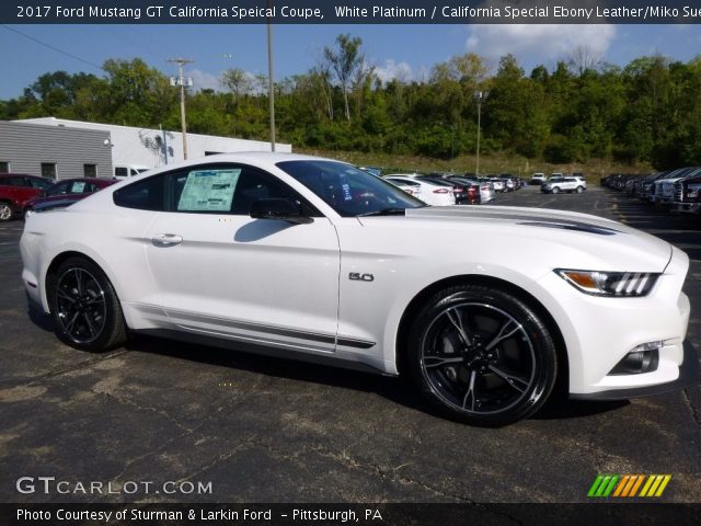 2017 Ford Mustang GT California Speical Coupe in White Platinum