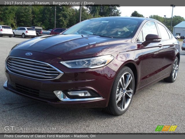 2017 Ford Fusion Titanium in Burgundy Velvet