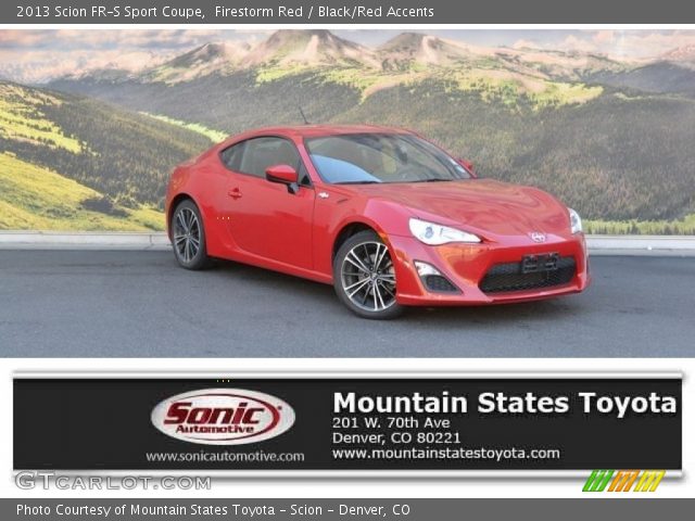 2013 Scion FR-S Sport Coupe in Firestorm Red