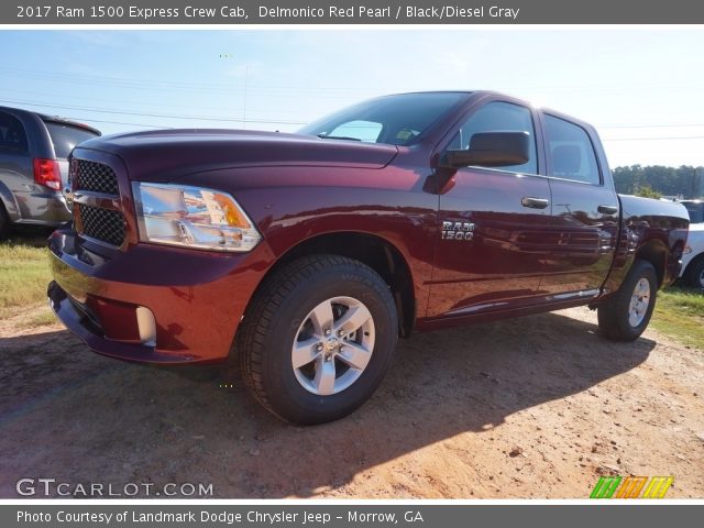 2017 Ram 1500 Express Crew Cab in Delmonico Red Pearl