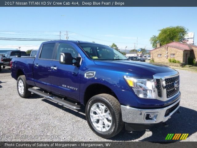 2017 Nissan TITAN XD SV Crew Cab 4x4 in Deep Blue Pearl