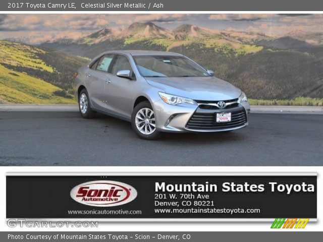 2017 Toyota Camry LE in Celestial Silver Metallic