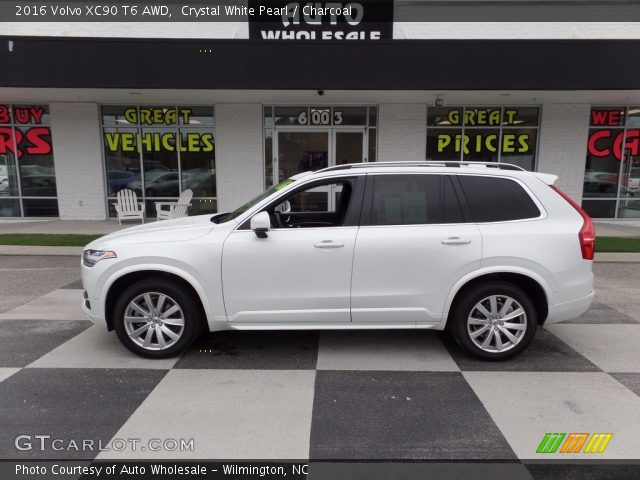2016 Volvo XC90 T6 AWD in Crystal White Pearl