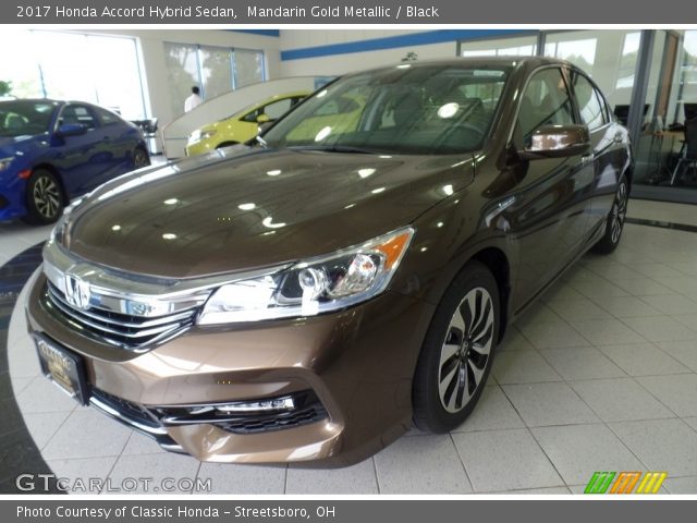 2017 Honda Accord Hybrid Sedan in Mandarin Gold Metallic