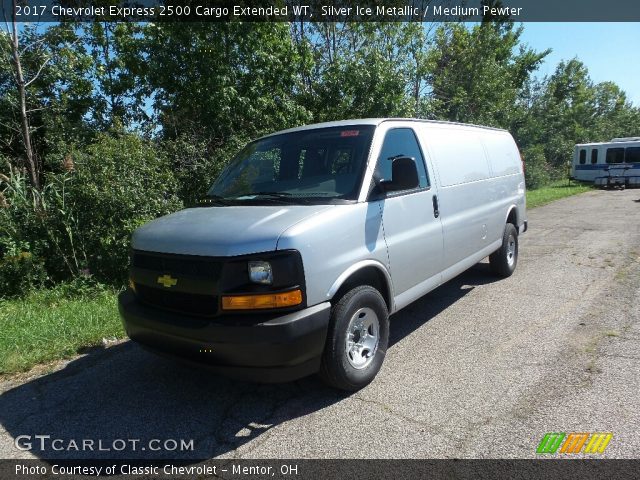2017 Chevrolet Express 2500 Cargo Extended WT in Silver Ice Metallic