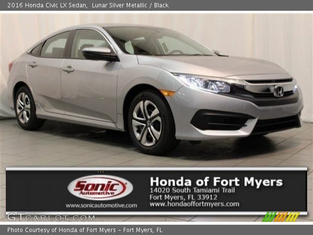 2016 Honda Civic LX Sedan in Lunar Silver Metallic