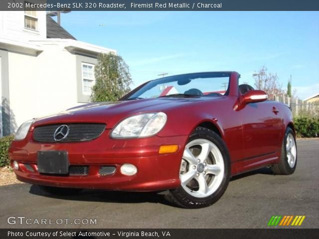 2002 Mercedes-Benz SLK 320 Roadster in Firemist Red Metallic