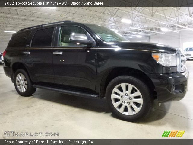 2012 Toyota Sequoia Platinum 4WD in Black