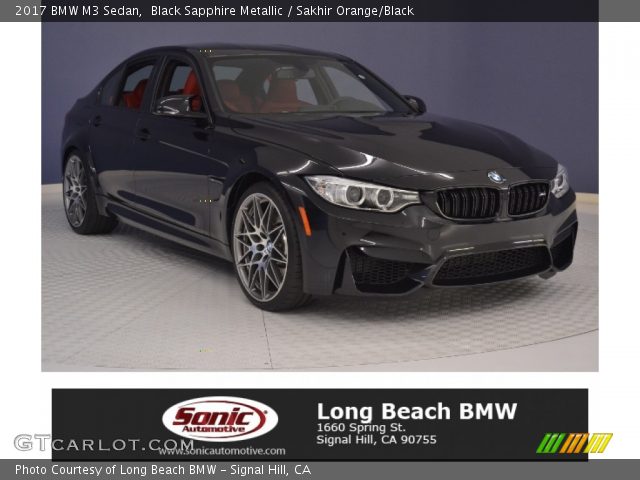 2017 BMW M3 Sedan in Black Sapphire Metallic