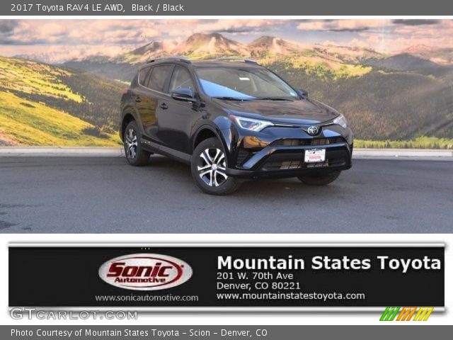 2017 Toyota RAV4 LE AWD in Black