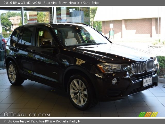 2016 BMW X3 xDrive28i in Sparkling Brown Metallic