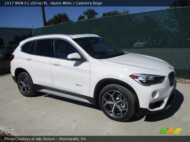 2017 BMW X1 xDrive28i in Alpine White