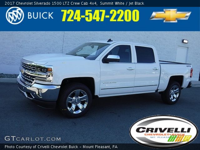 2017 Chevrolet Silverado 1500 LTZ Crew Cab 4x4 in Summit White