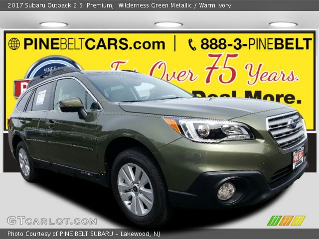 2017 Subaru Outback 2.5i Premium in Wilderness Green Metallic