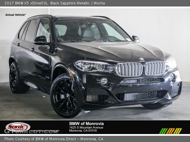 2017 BMW X5 xDrive50i in Black Sapphire Metallic
