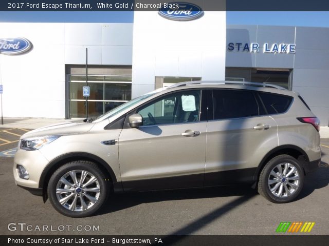 2017 Ford Escape Titanium in White Gold