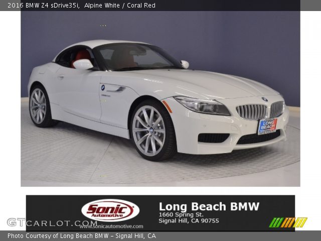 2016 BMW Z4 sDrive35i in Alpine White