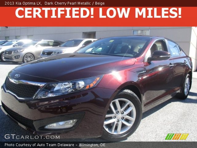 2013 Kia Optima LX in Dark Cherry Pearl Metallic