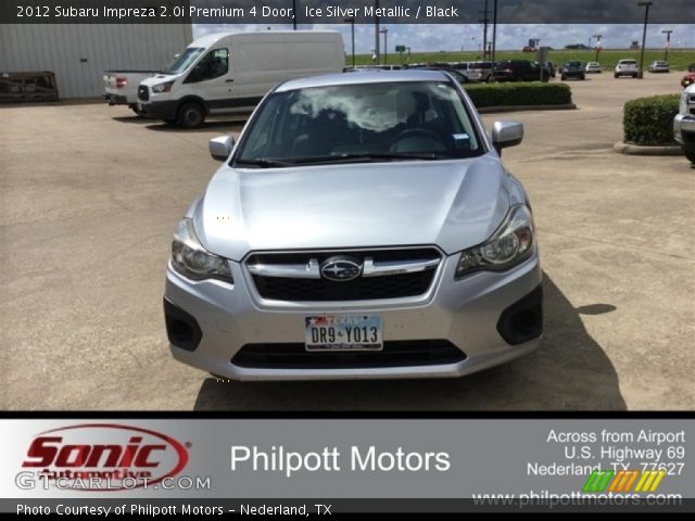 2012 Subaru Impreza 2.0i Premium 4 Door in Ice Silver Metallic