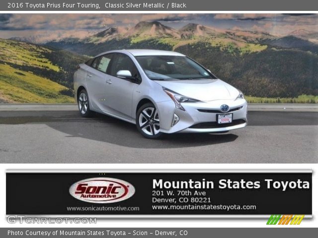 2016 Toyota Prius Four Touring in Classic Silver Metallic