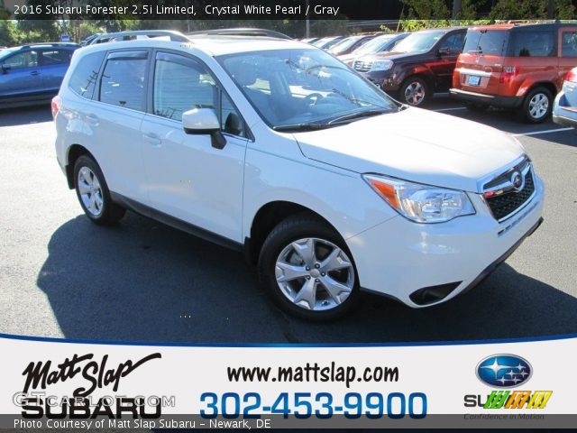 2016 Subaru Forester 2.5i Limited in Crystal White Pearl