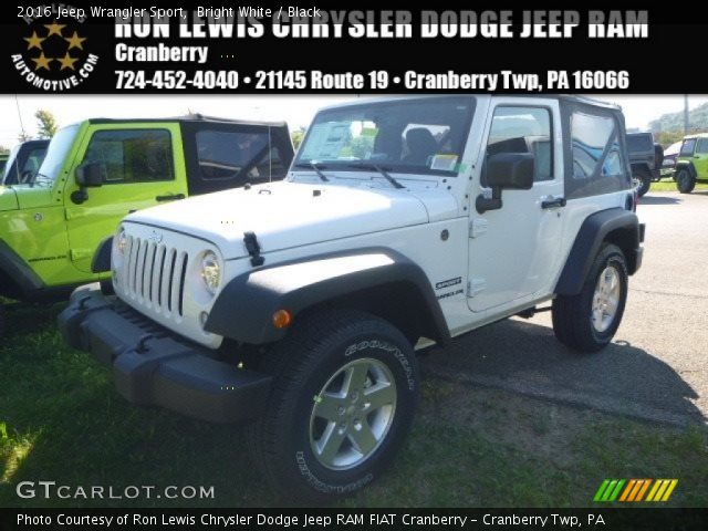 2016 Jeep Wrangler Sport in Bright White