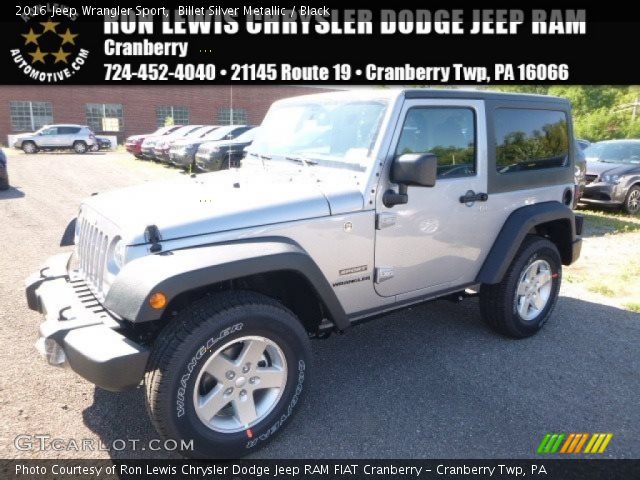 2016 Jeep Wrangler Sport in Billet Silver Metallic