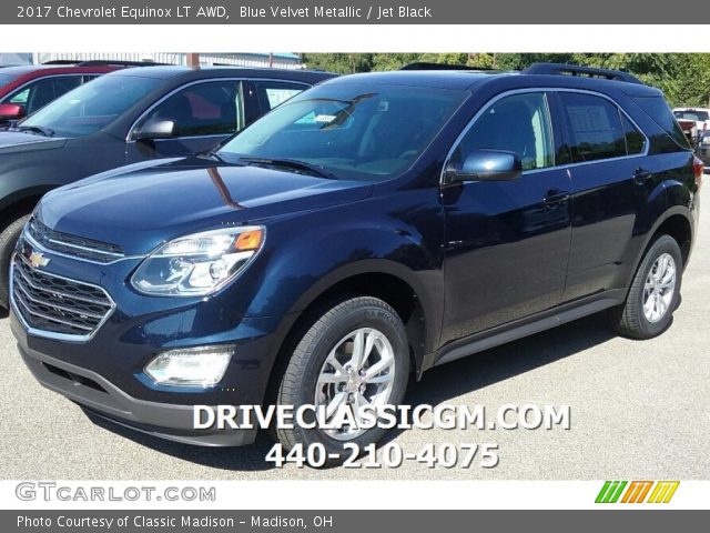 2017 Chevrolet Equinox LT AWD in Blue Velvet Metallic