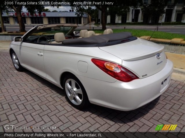 2006 Toyota Solara SLE V6 Convertible in Arctic Frost Pearl