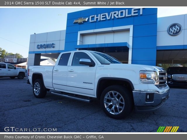 2014 GMC Sierra 1500 SLT Double Cab 4x4 in Summit White
