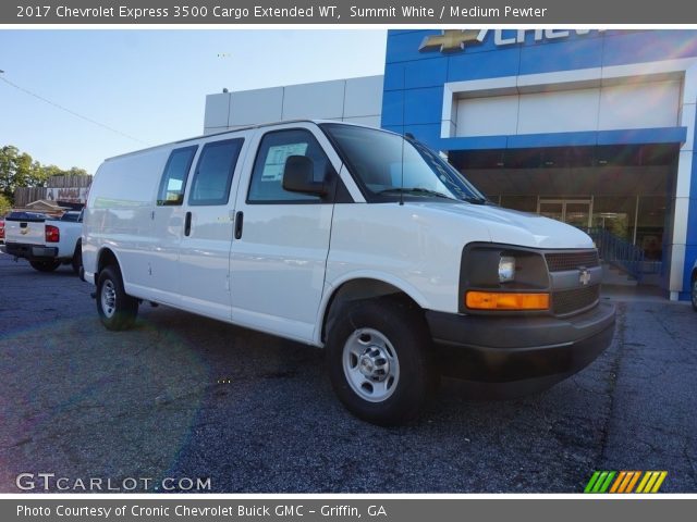 2017 Chevrolet Express 3500 Cargo Extended WT in Summit White