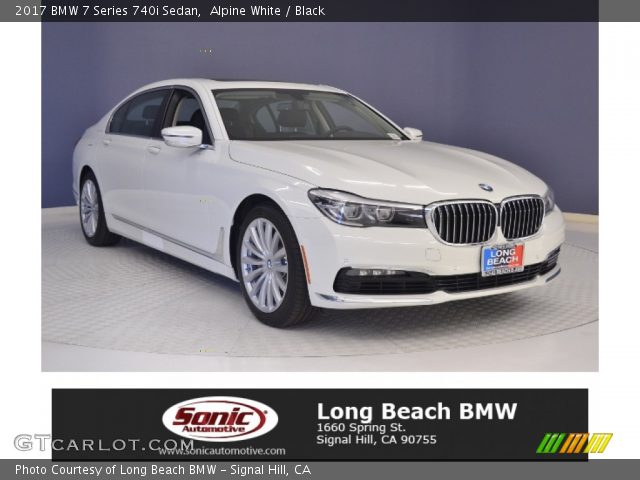 2017 BMW 7 Series 740i Sedan in Alpine White