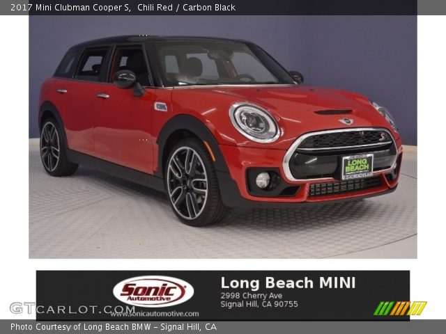 2017 Mini Clubman Cooper S in Chili Red
